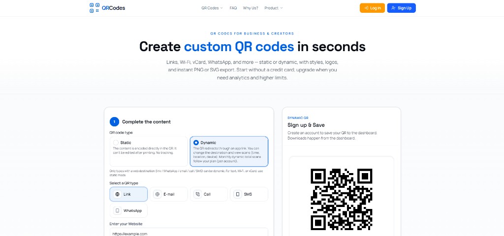 QRFreeCodes